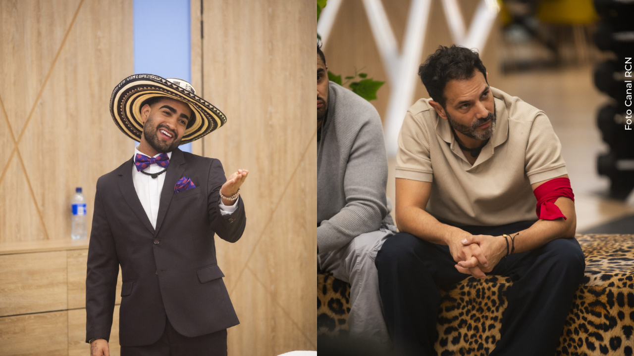 Eidevin y Alejandro Estrada hablan con el público para pedir quedarse en competencia