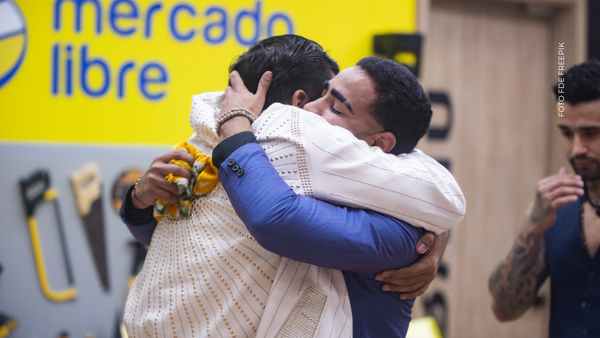 Así reaccionó Juanda Caribe tras la eliminación de Eidevin en La casa de los famosos Colombia