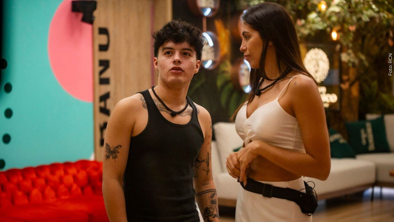 Lorena Altamirano y Juanse Laverde se hicieron amigos en La casa de los famosos.