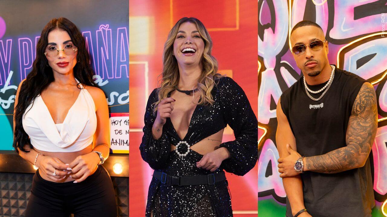 Karina García hizo un comentario sobre los 50/50 mientras le daba su regalo a Yaya Muñoz.