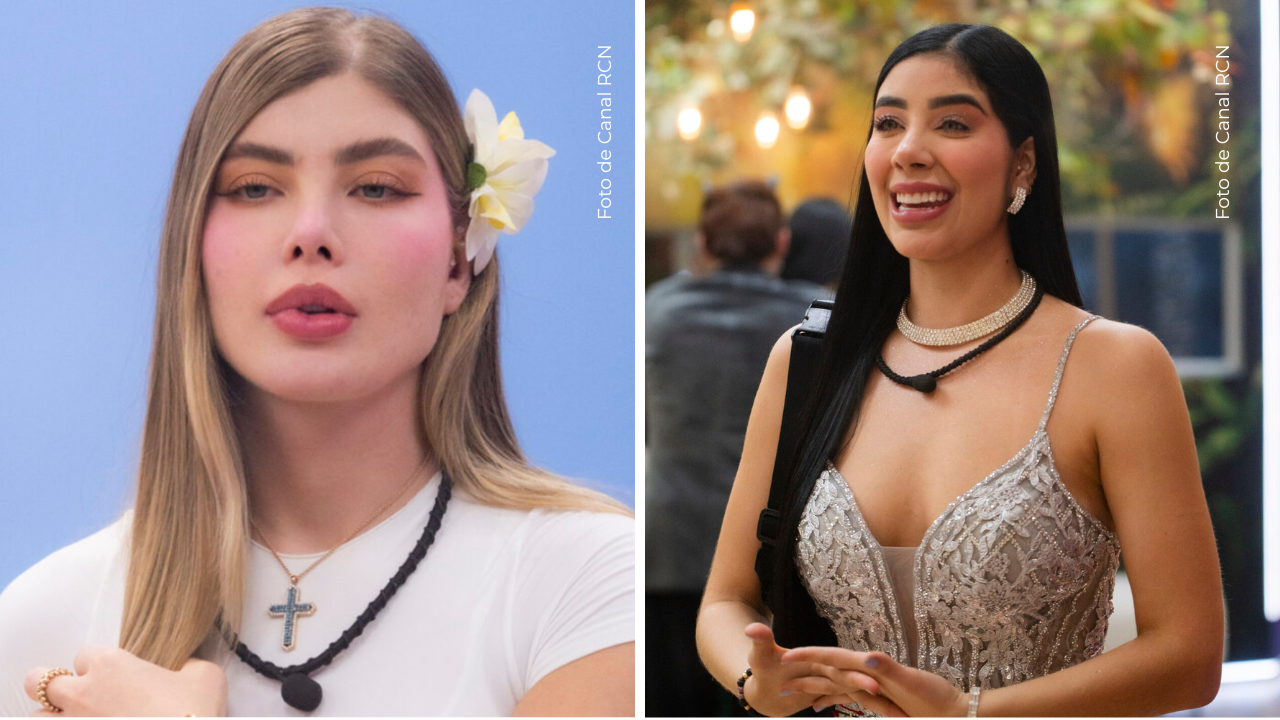 Sofía Jaramillo y Mariana Zapata en La casa de los famosos Colombia.