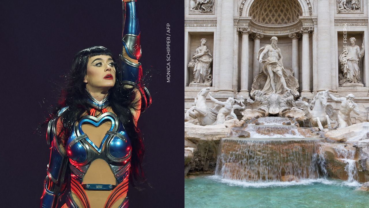 Katy Perry se quedó sin monedas