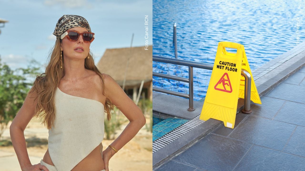Claudia Bahamón sufrió accidente en piscina