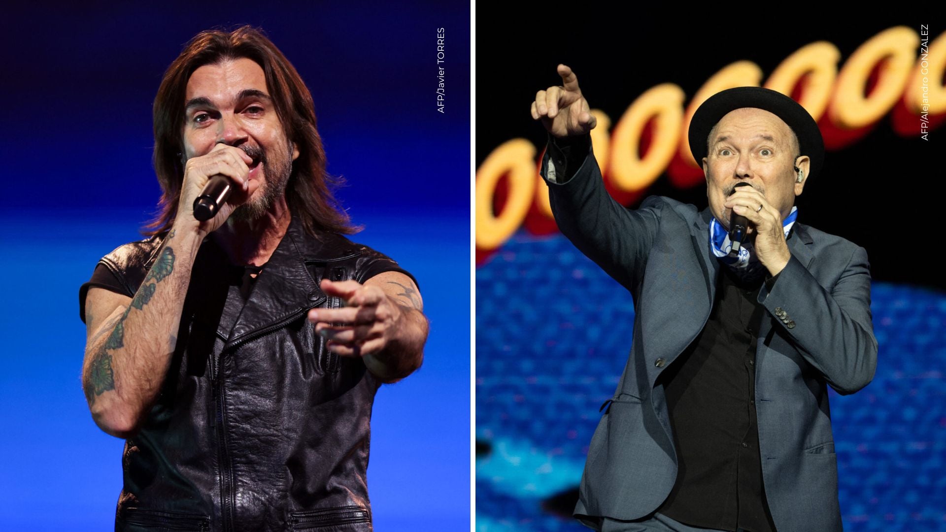 Rubén Blades, Juanes y Fonseca