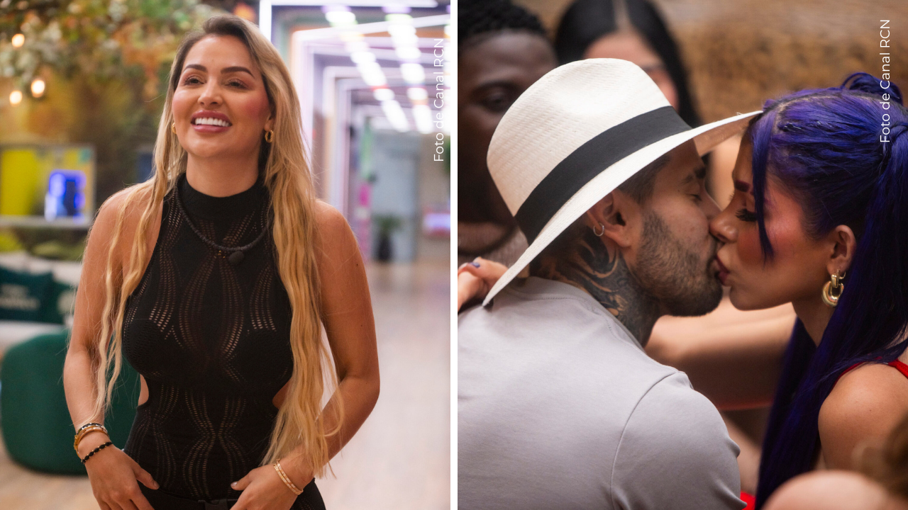 Yuli Ruiz, Tebi Bernal y Alexa Torrex en La casa de los famosos Colombia.