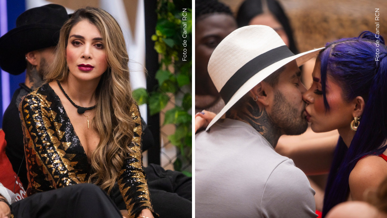 Marilyn Patiño, Alexa Torrex y Tebi Bernal en La casa de los famosos Colombia.