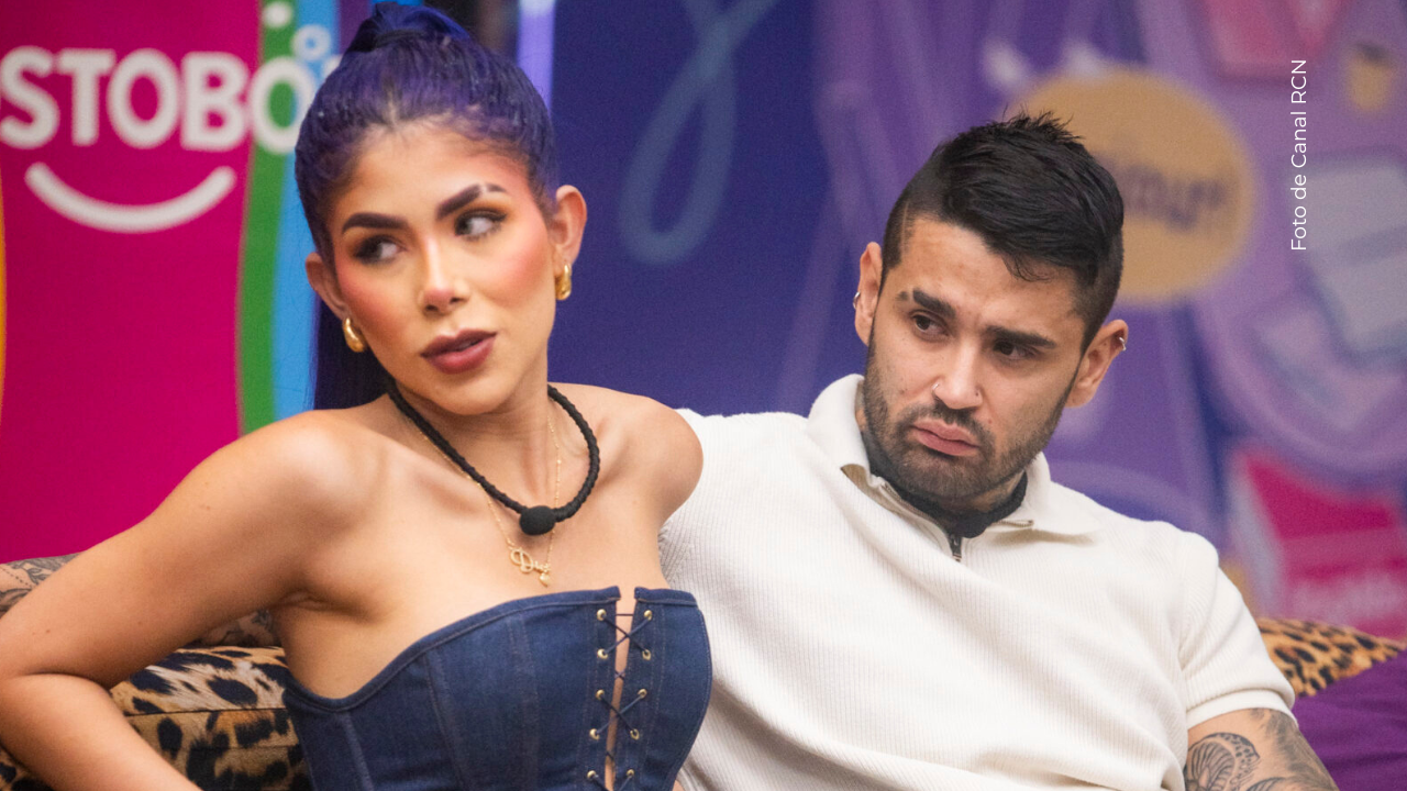 Tebi Bernal y Alexa Torrex en La casa de los famosos Colombia.