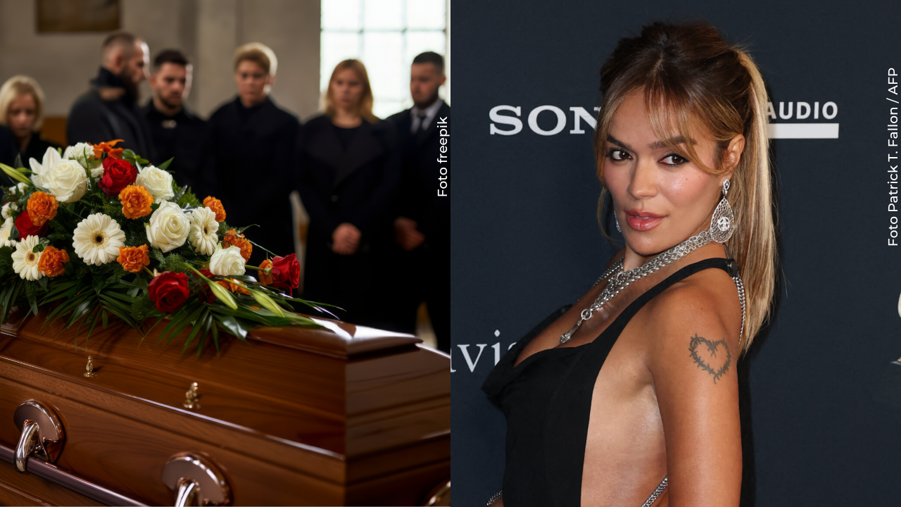 Filtran video de Karol G en el funeral de su tía y conmueve a sus seguidores