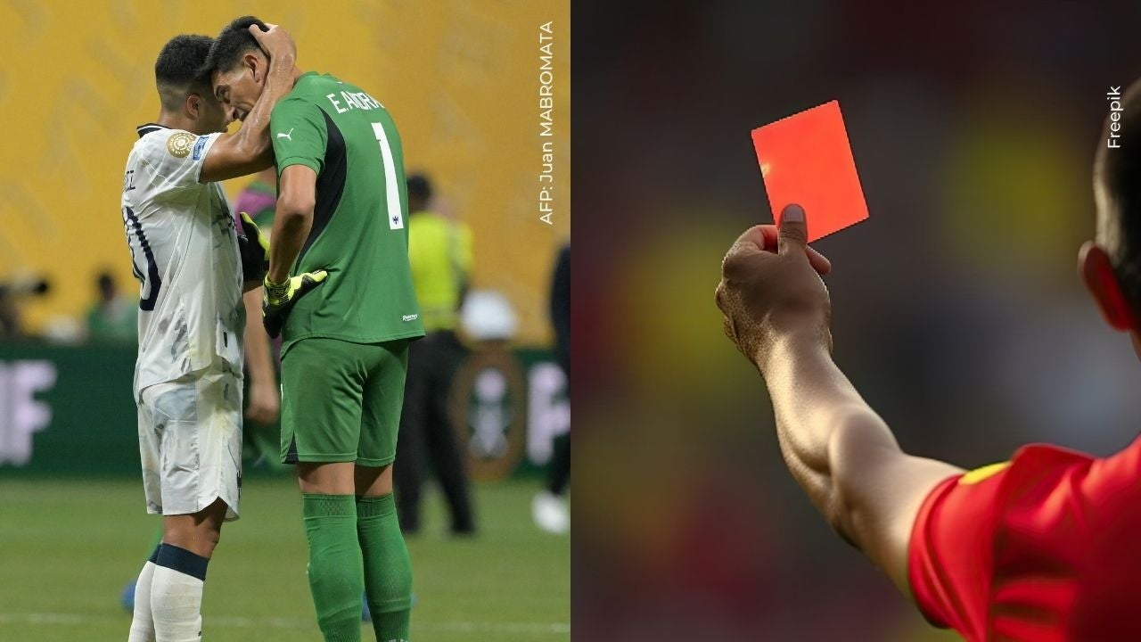 Esteban Andrada fue expulsado tras ser golpeado