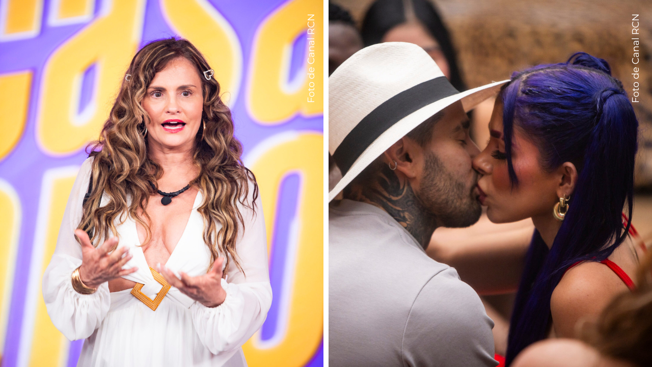 Aura Cristina, Tebi Bernal y Alexa Torrex en La casa de los famosos Colombia.