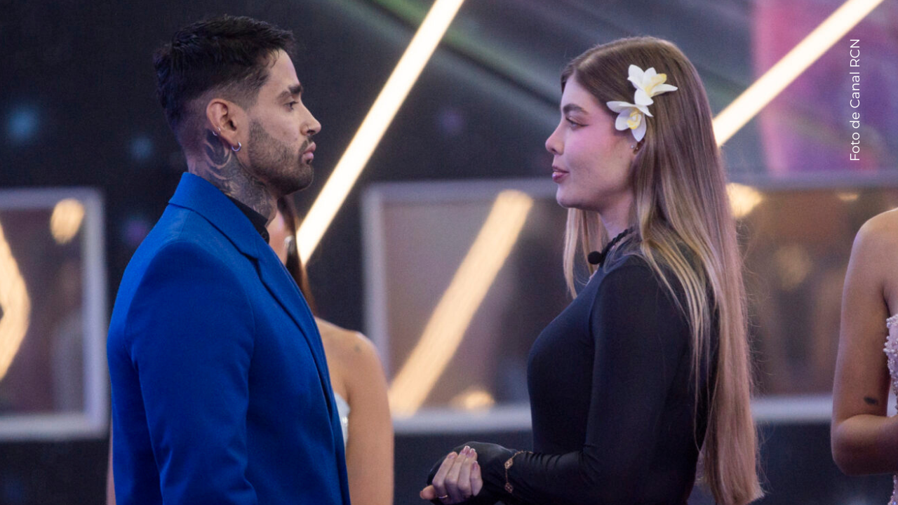 Sofía Jaramillo y Tebi Bernal en La casa de los famosos Colombia.