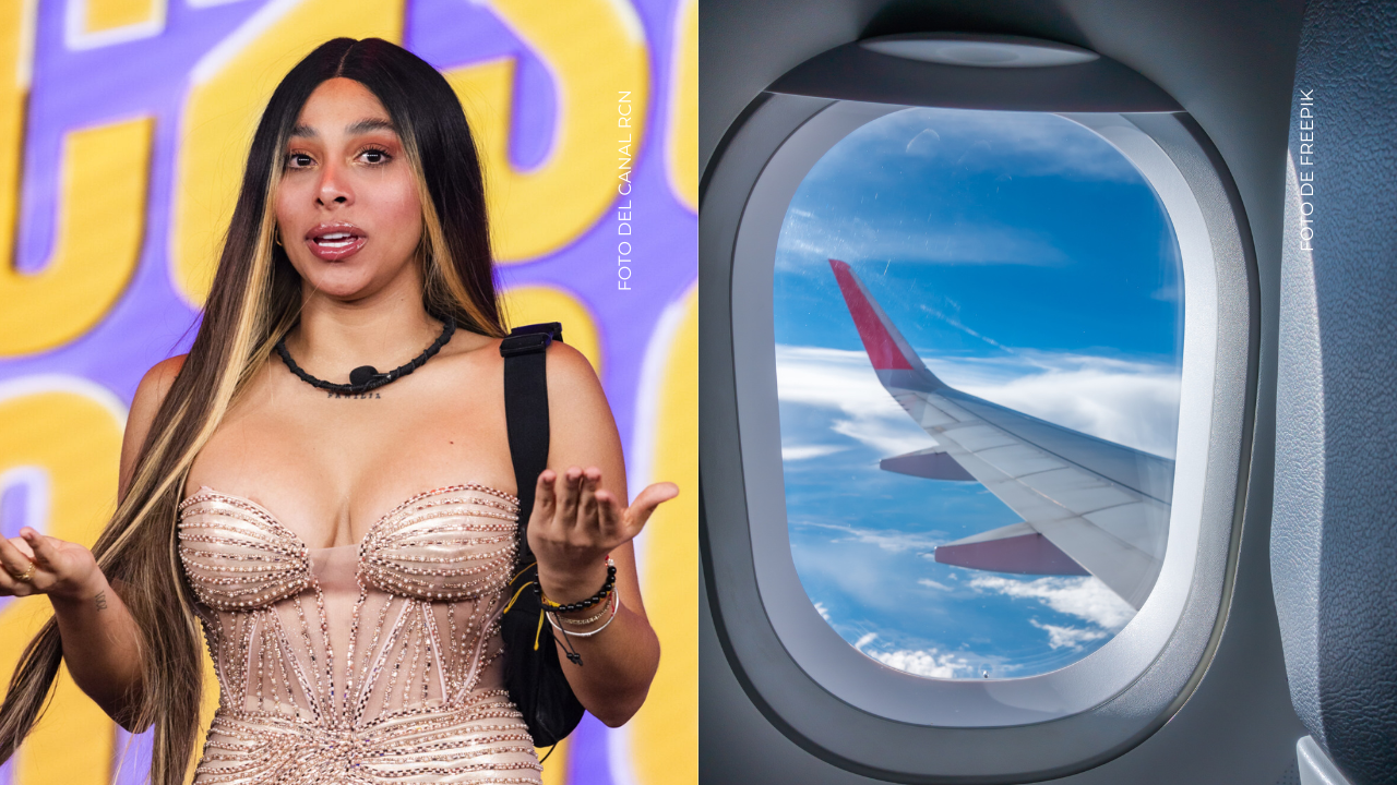 Karola enfrentó momentos de tensión en un avión