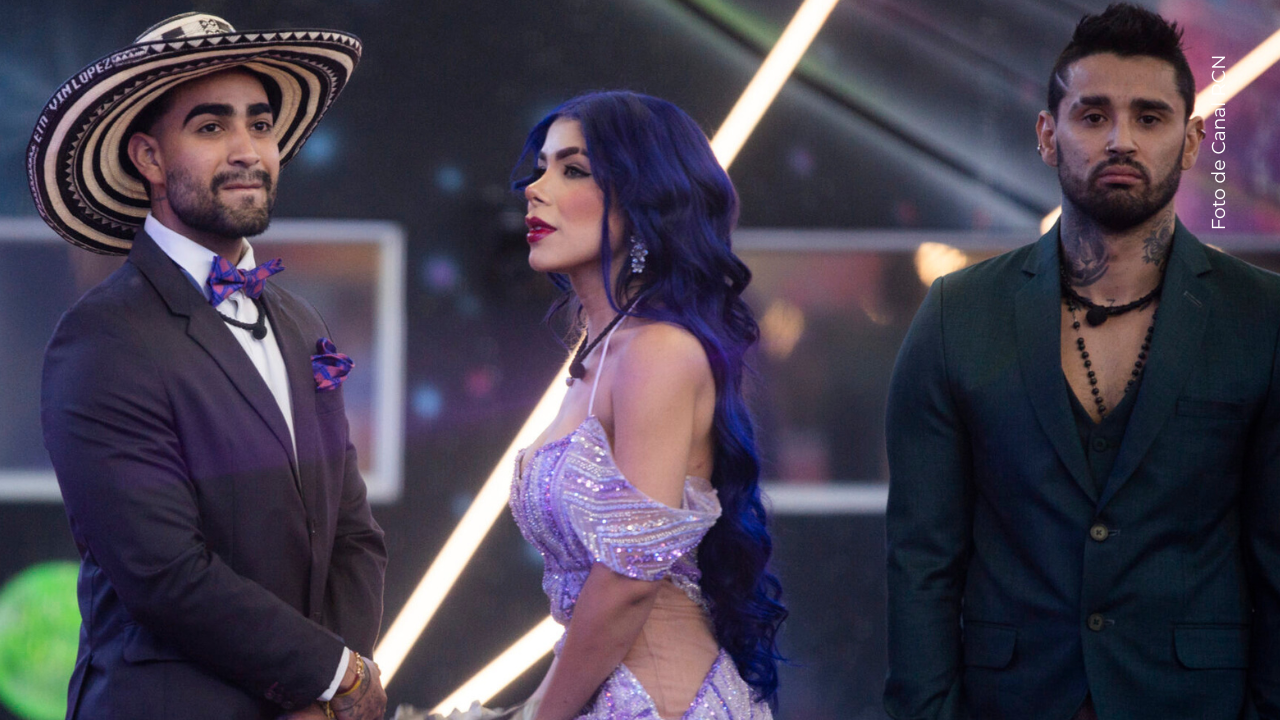 Eidevin López y Alexa Torrex en La casa de los famosos Colombia.