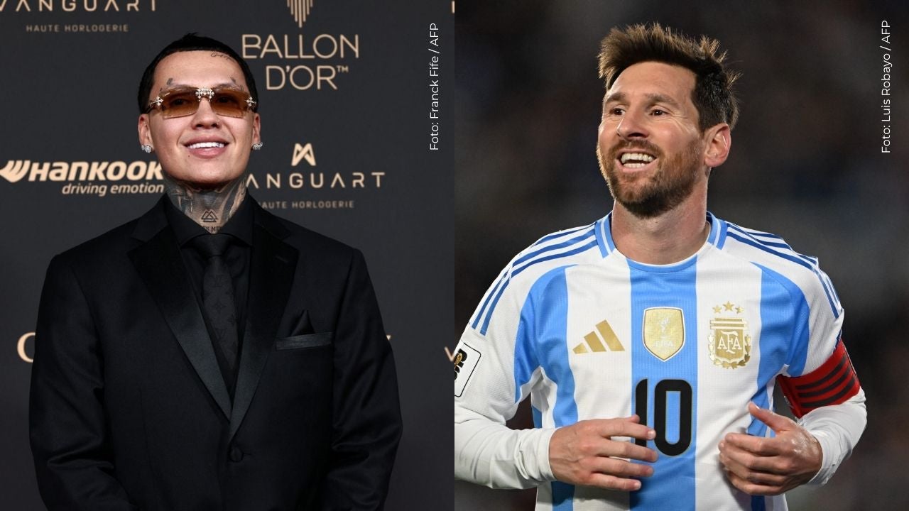 Blessd compartió el momento en el que conoció a Lionel Messi
