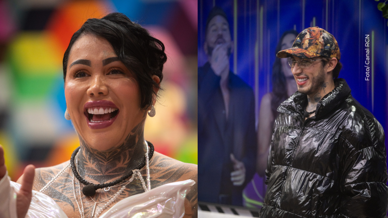 Yina Calderón no ocultó su reacción tras ver a Valentino imitándola