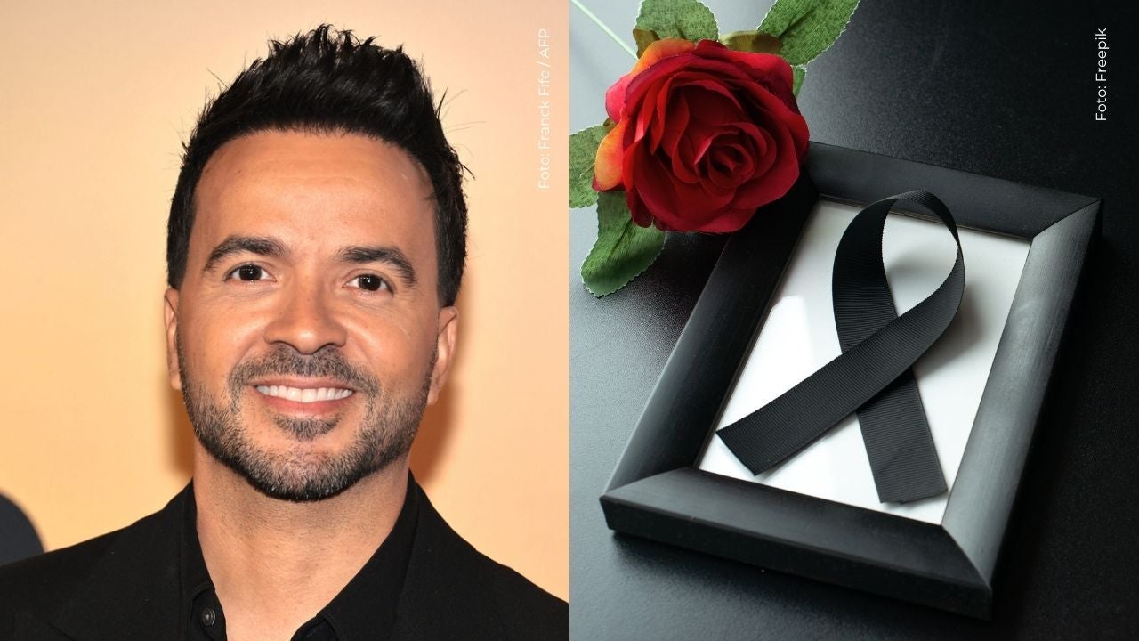 Luis Fonsi se viste de luto tras el fallecimiento de su abuela.