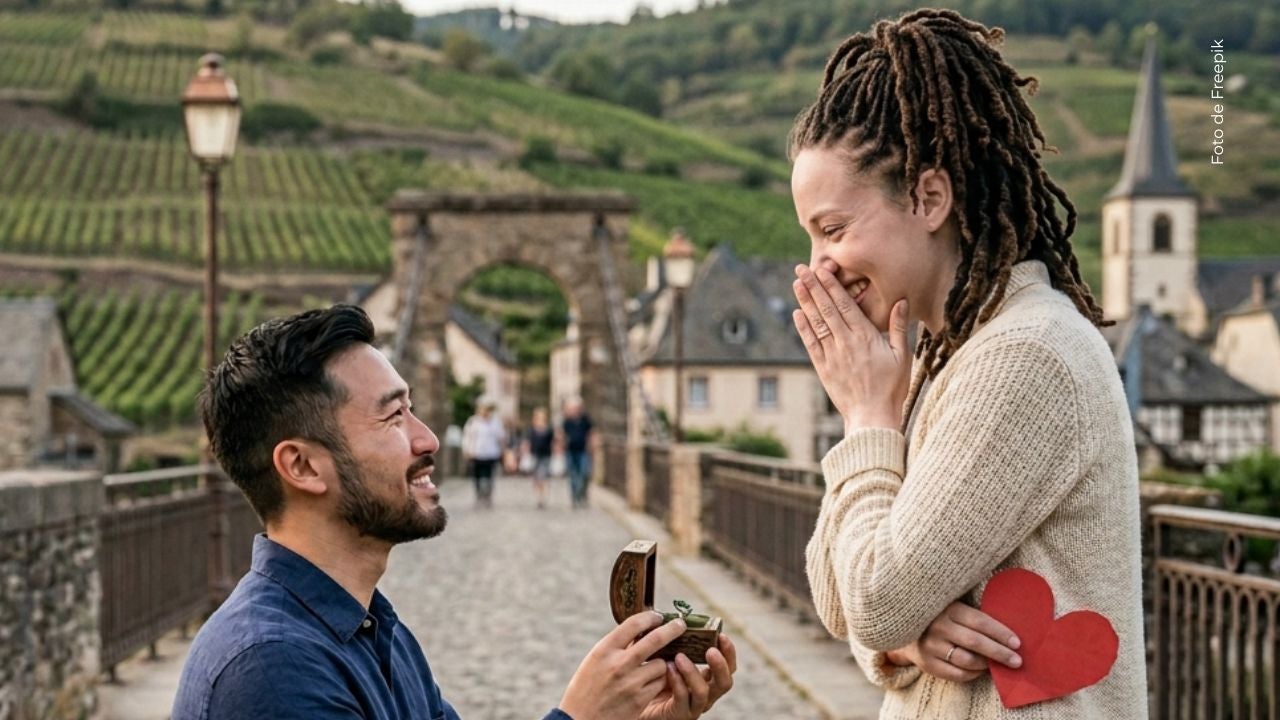 Naim Darrechi le pidió a La Blanquita que sea su novia.