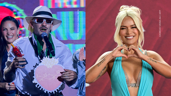 Feid le agradece públicamente a Karol G tras ganar Premio Nuestra Tierra, así fue el momento