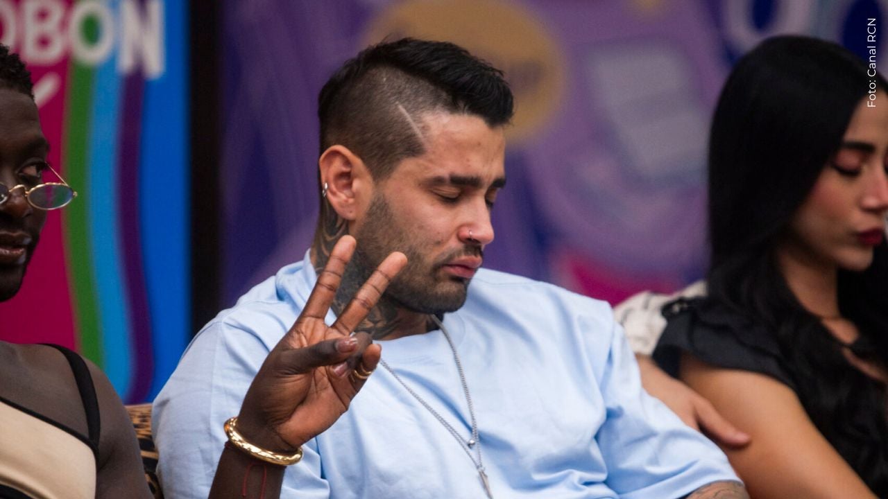 Tebi Bernal en el muro de la verdad de La casa de los famosos Colombia.