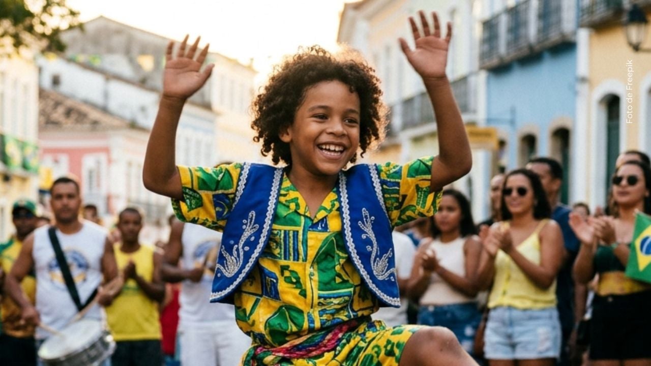 Niño de Brasil se hace viral en redes.