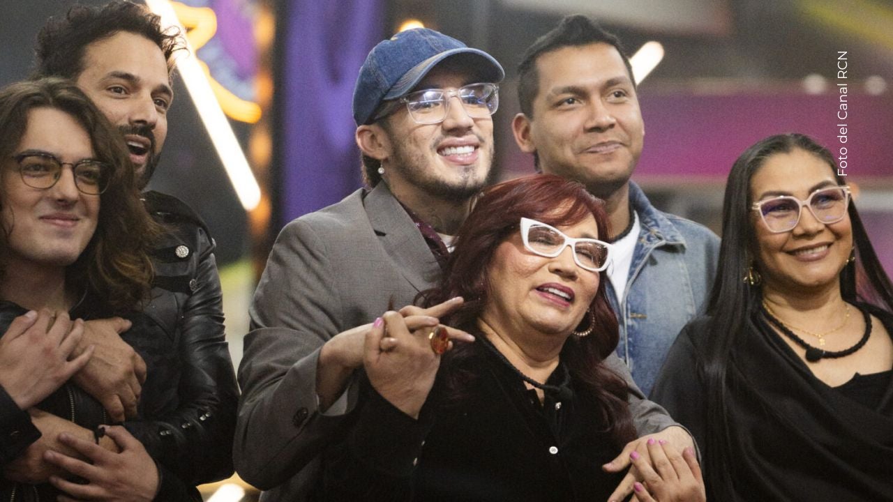 Los cuatro finalistas de La casa de los famosos Colombia.