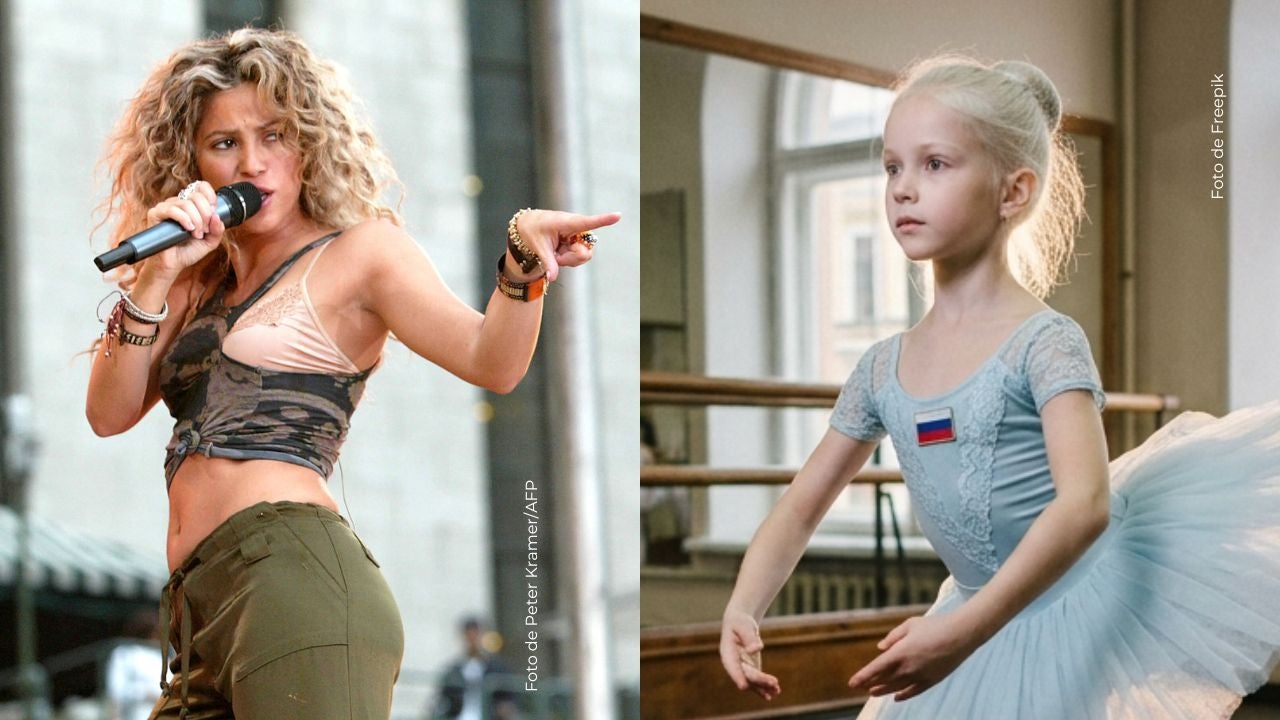 Shakira causó revuelo al escoger niña rusa.