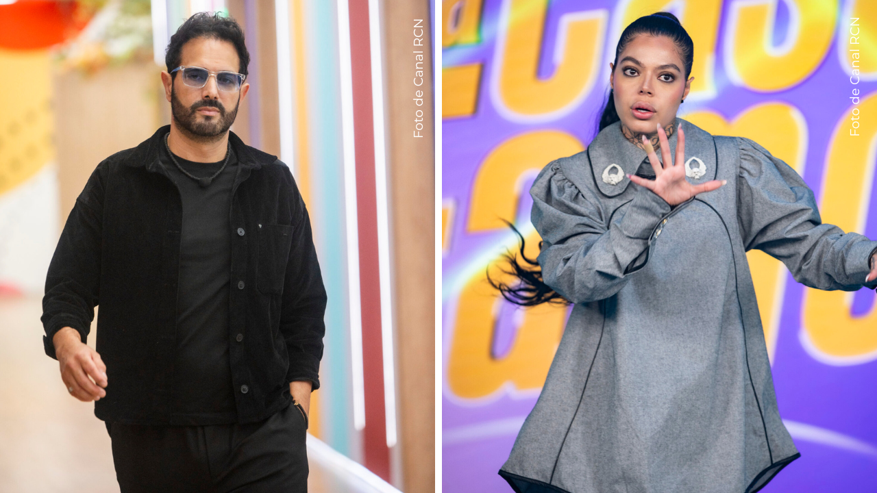 Melissa Gate y Alejandro Estrada en La casa de los famosos Colombia.