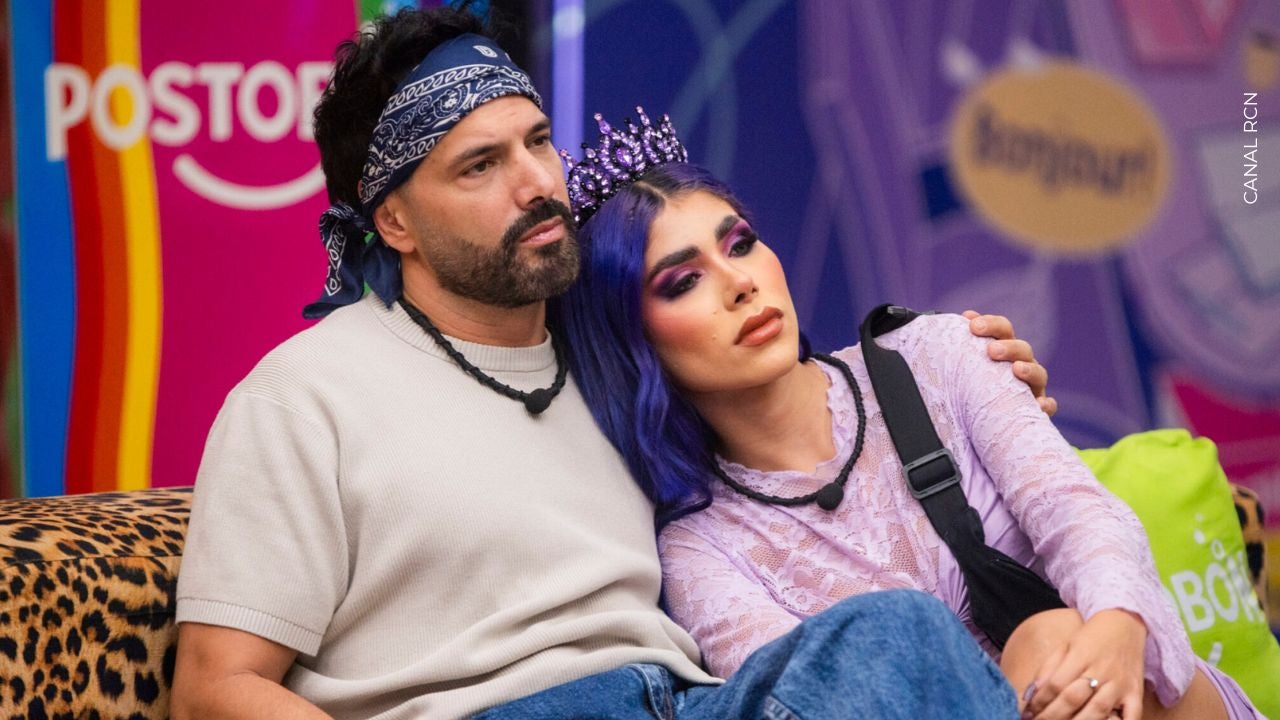 Alejandro Estrada y Alexa Torrex en La casa de los famosos Colombia