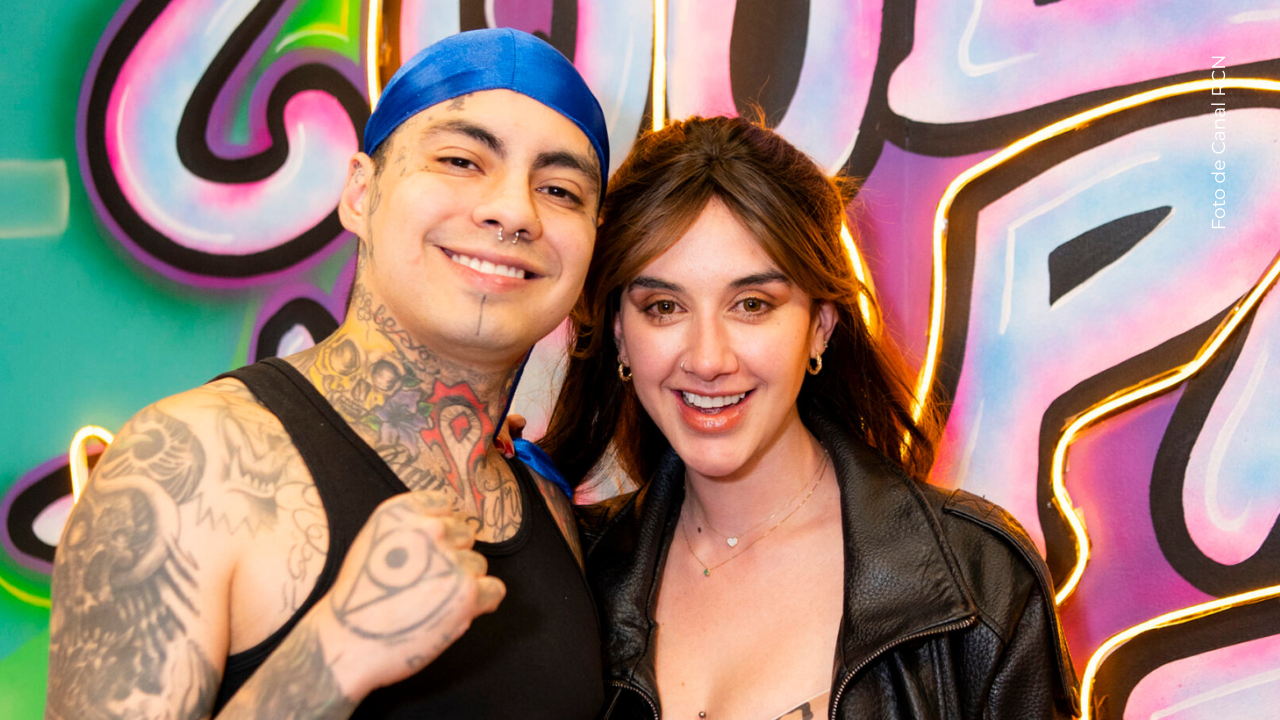 Manuela Gómez y Nicolás Arrieta en La casa de los famosos Colombia.