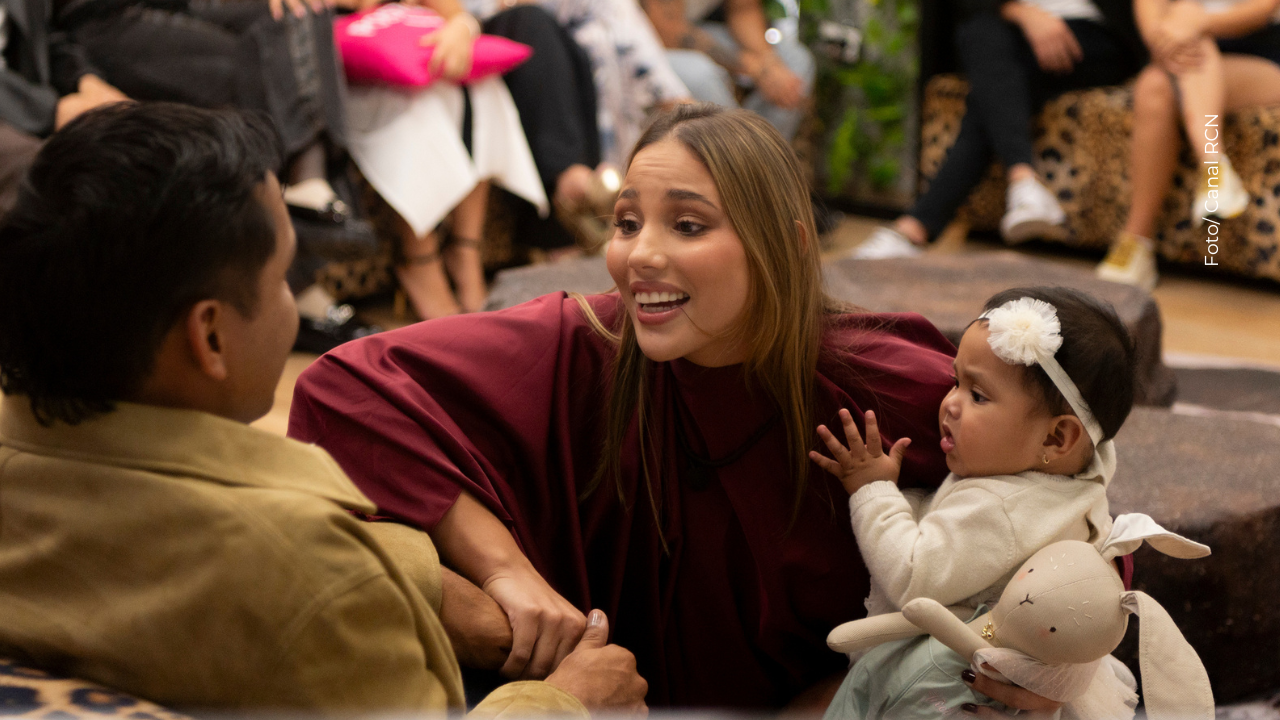 Sheila Gándara compartió momento con su hija tras el encuentro de Juanda Caribe