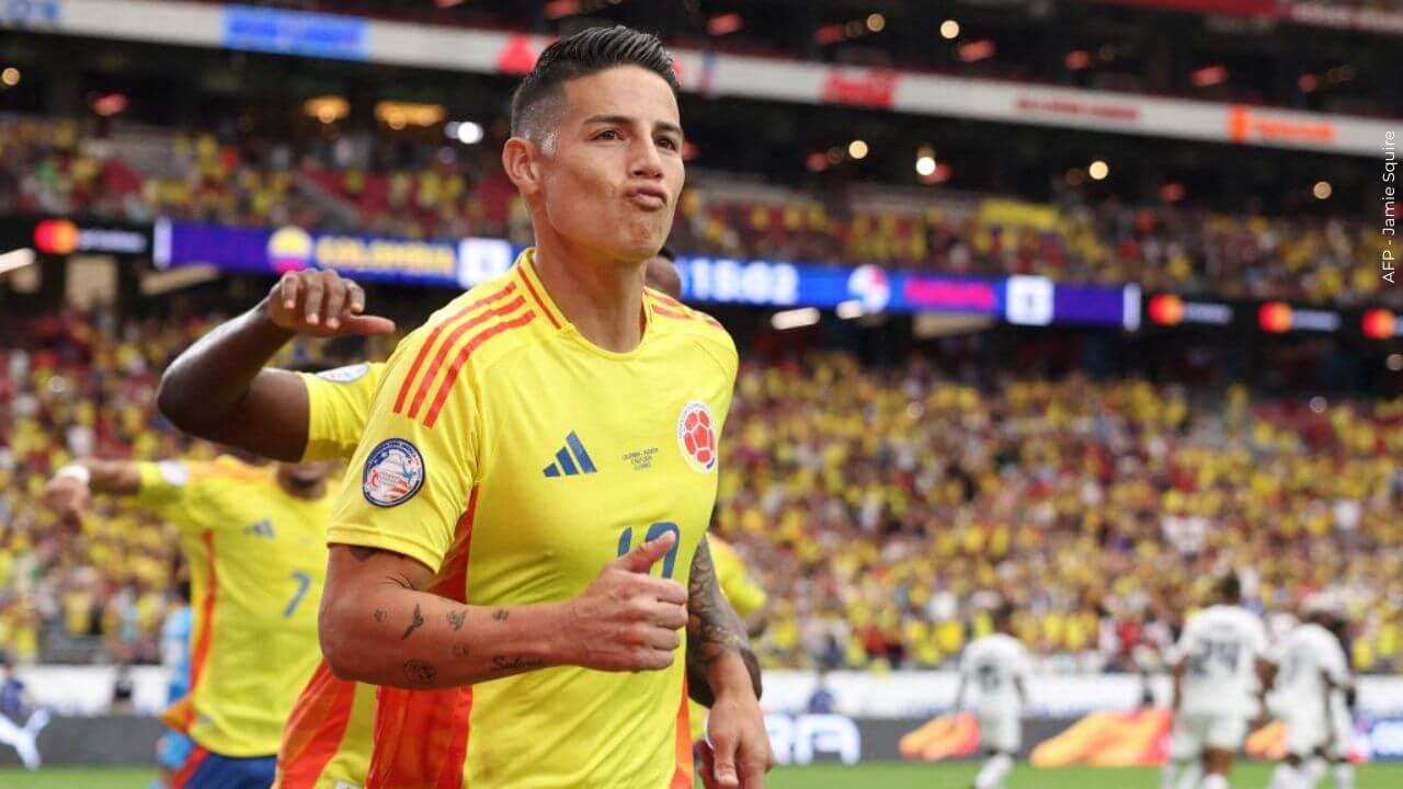 James Rodríguez fue cuestionado por su actitud con la hija del presidente de la República.