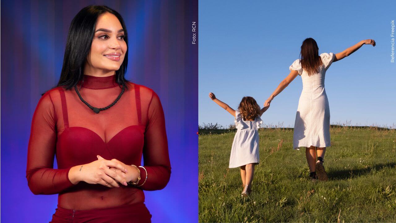 Andrea Valdiri le dedicó un mensaje en redes a su hija Adhara.