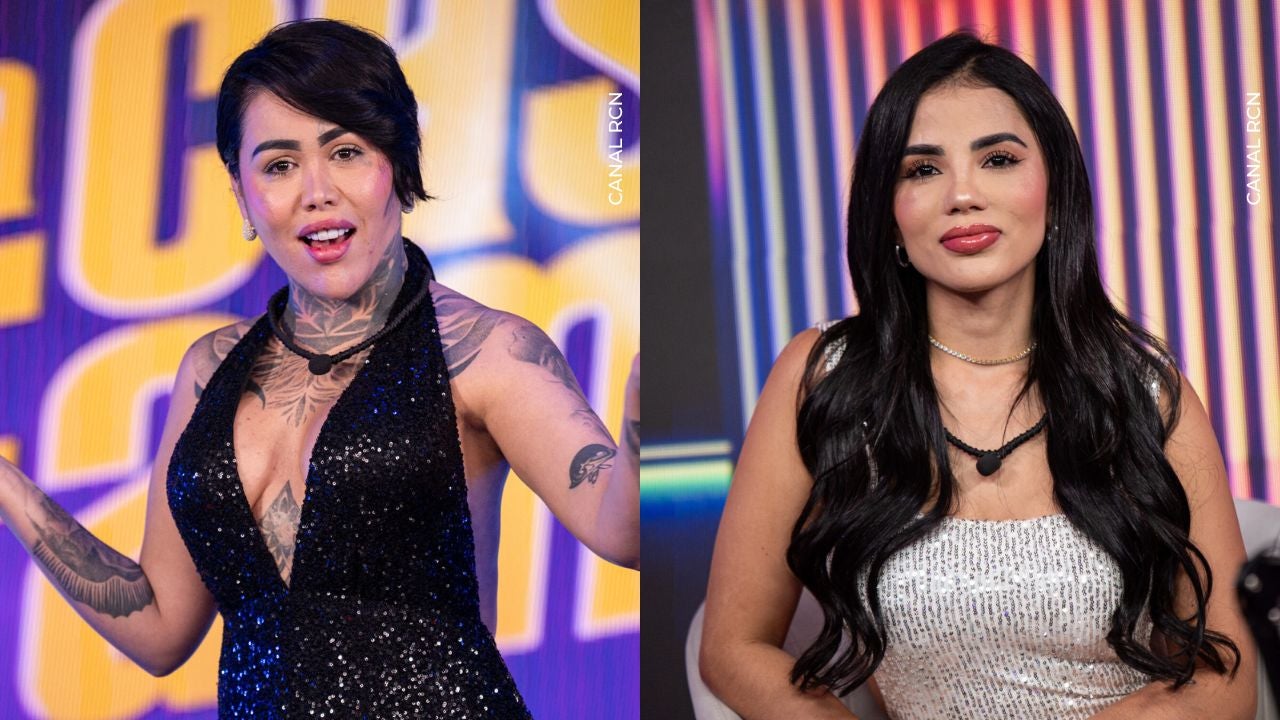 Yina Calderon y Karina García en La casa de los famosos Colombia