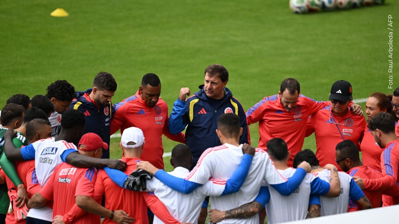 La Selección Colombia entrenando previo al Mundial 2026