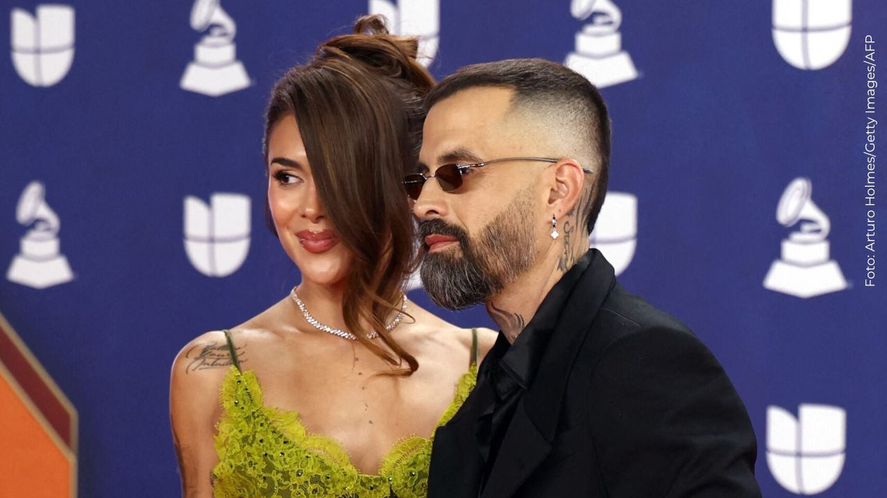 Greeicy Rendón y Mike Bahía en la 26.ª edición anual de los premios Latin GRAMMY