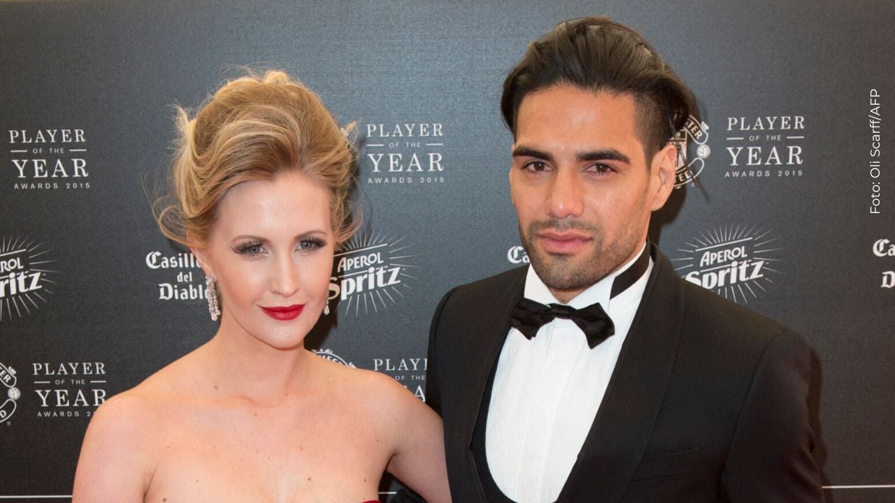 Lorelei Tarón y Falcao García posan para las cámaras