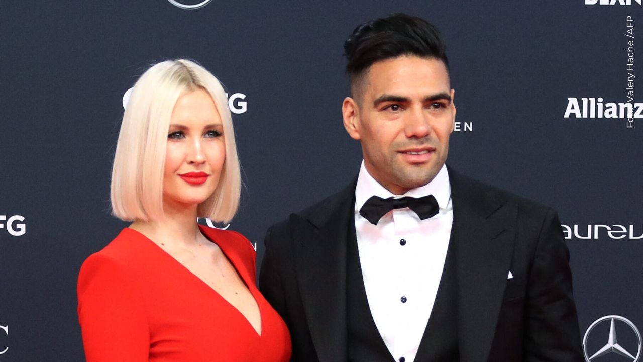 Lorelei Tarón y Falcao García en los Premios Laureus del Deporte Mundial 2018
