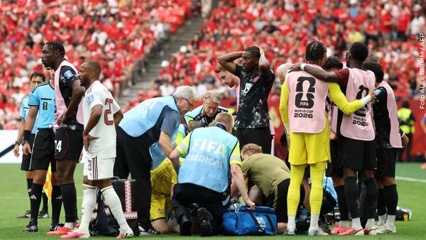 Un jugador sufrió una impactante lesión en el Mundial: así reaccionaron los compañeros | VIDEO Un jugador sufrió una impactante lesión en el Mundial: así reaccionaron los compañeros | VIDEO