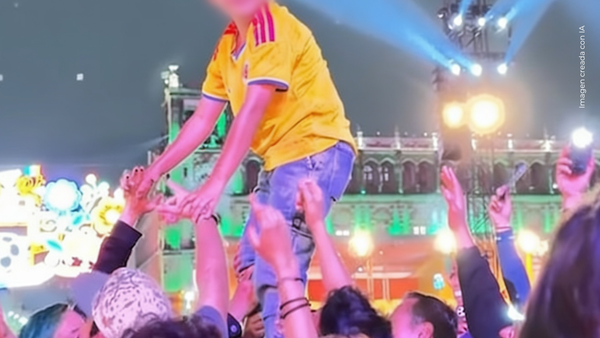 Niño colombiano perdido en pleno Mundial en México protagoniza emotivo momento Niño colombiano perdido en pleno Mundial en México protagoniza emotivo momento