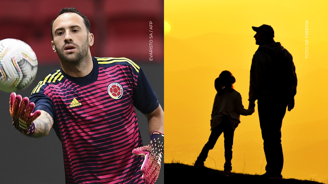Ella es Dulce María, la hija de David Ospina