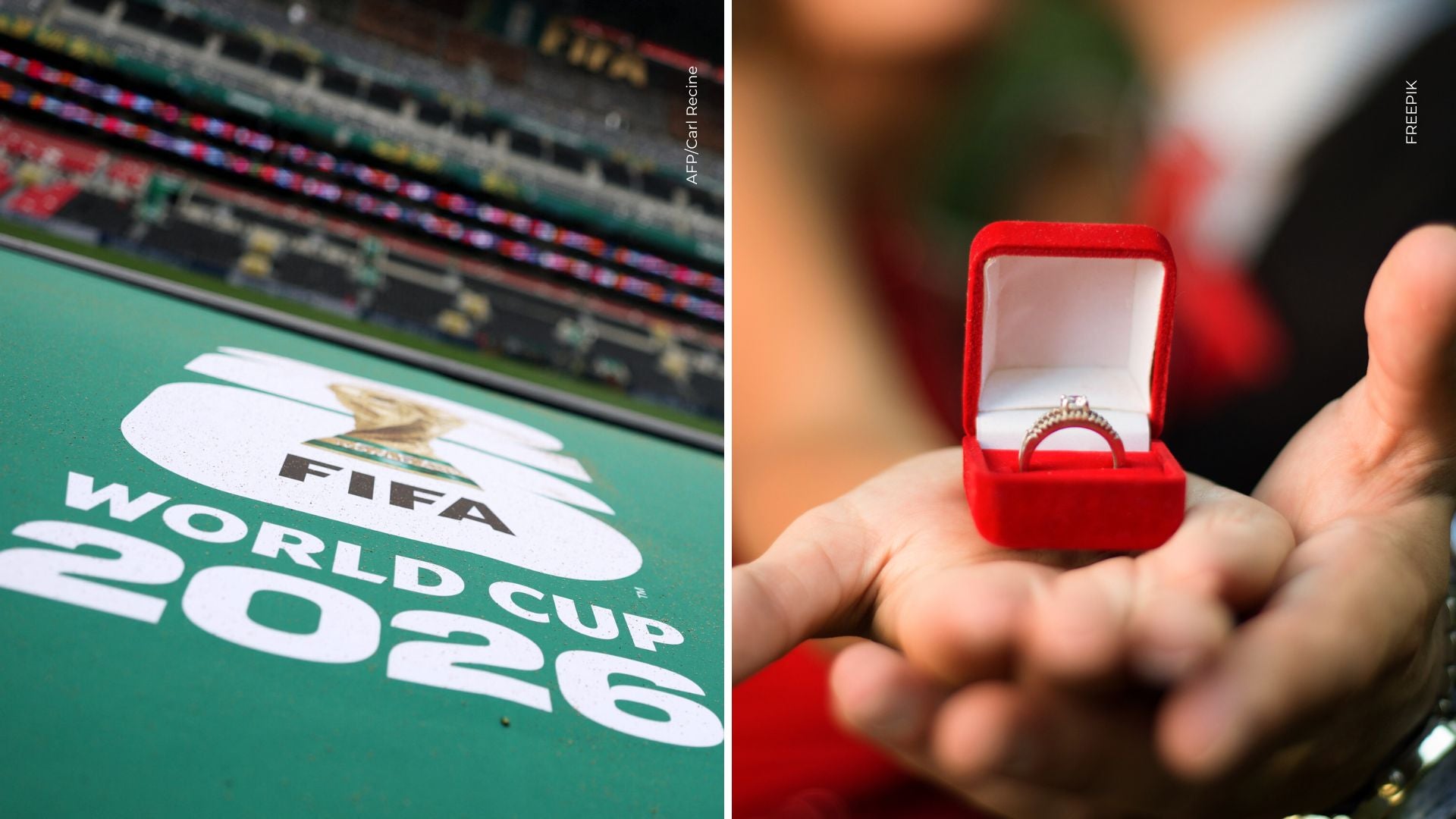 Propuesta de matrimonio en el Mundial 2026