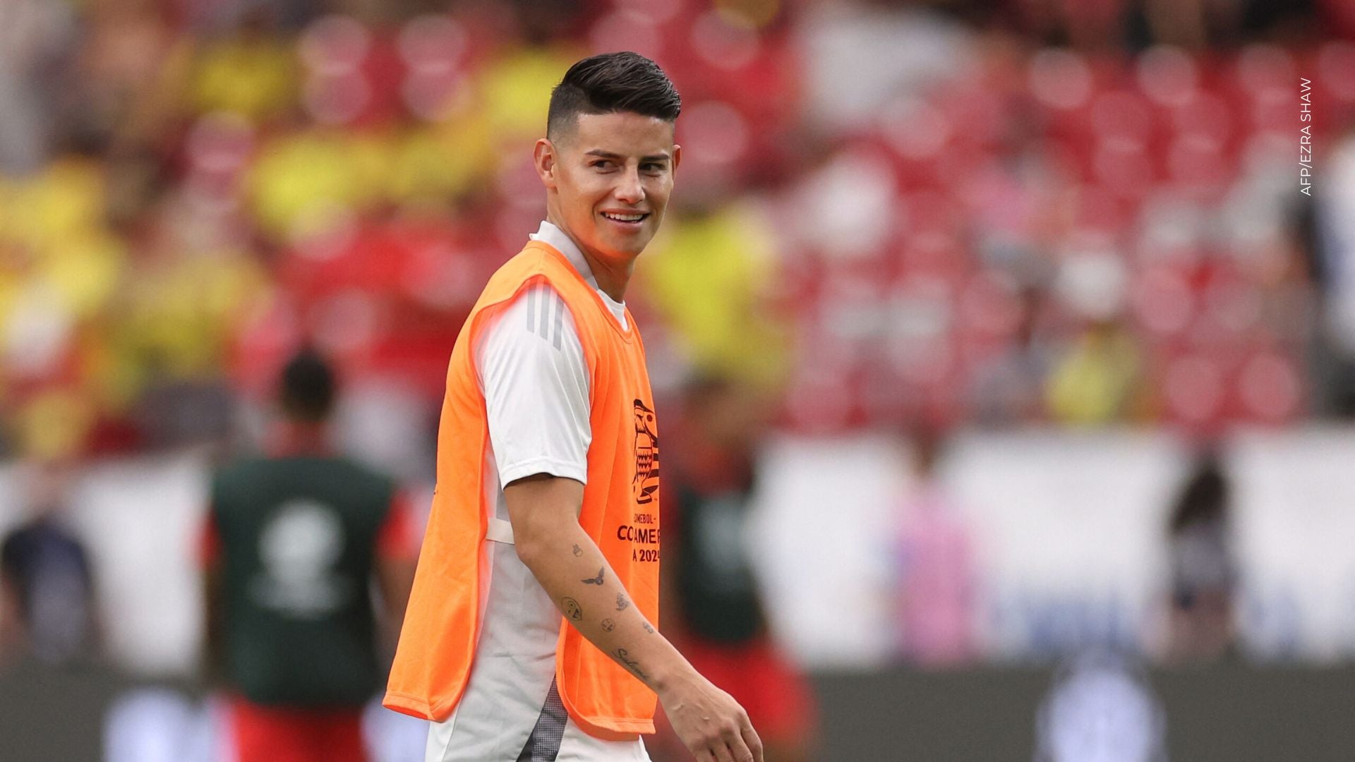 Gesto de James Rodriguez con una fan