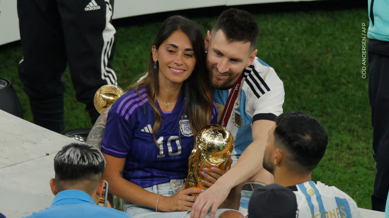 Antonela Roccuzzo, pareja de Messi, se pronunció tras el penal errado contra Austria