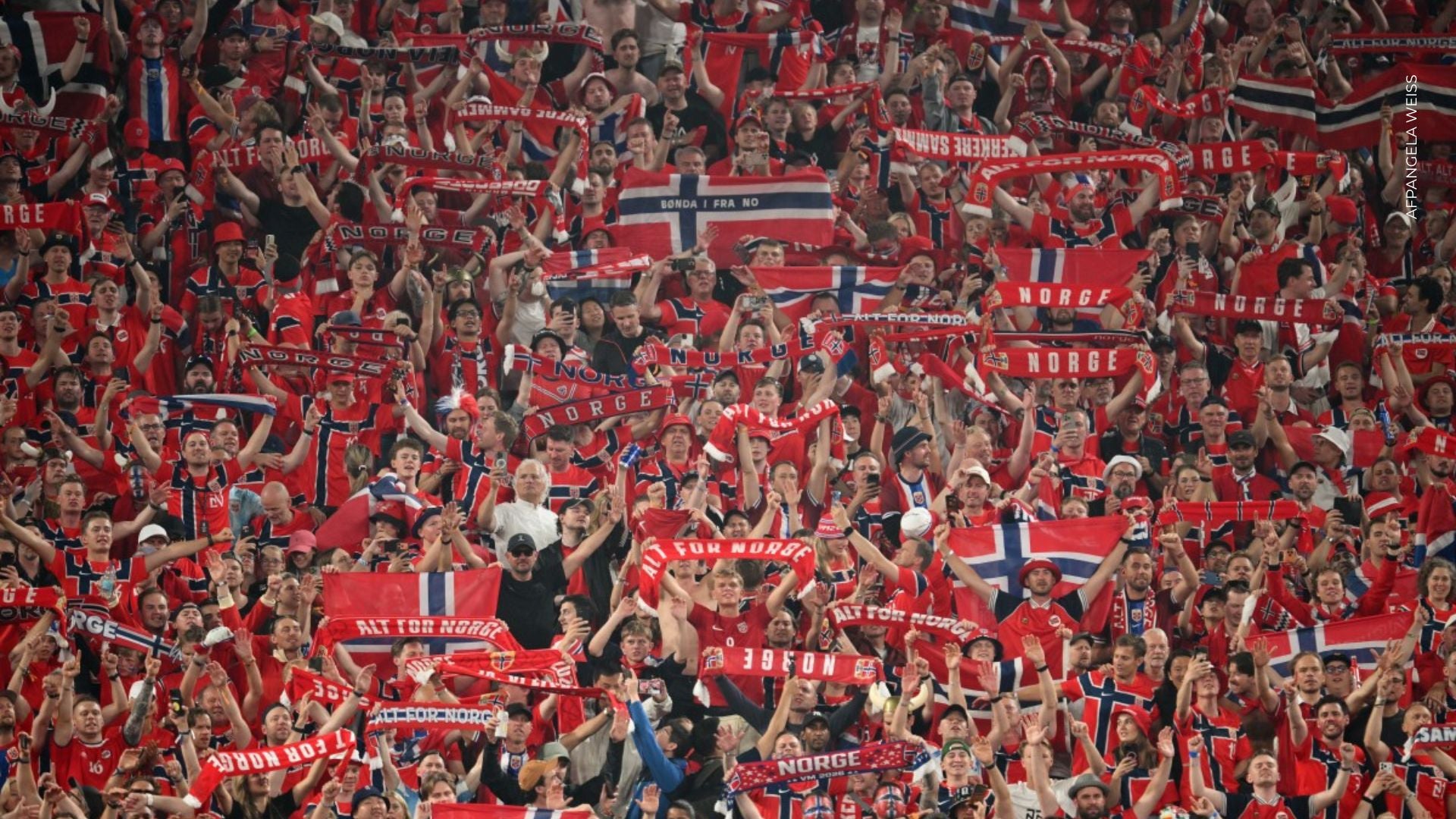 Aficionados de la Selección de Noruega