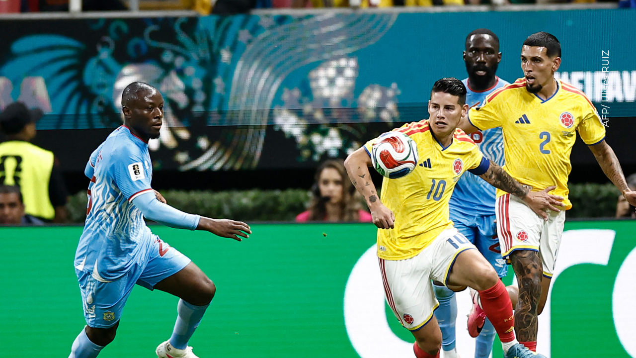 La misteriosa presencia que desató teorías durante el partido Colombia vs. Congo