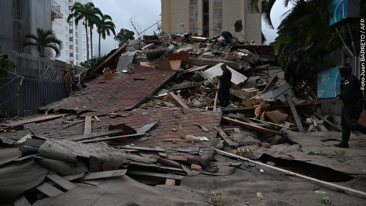 Reconocidos beisbolistas llegaron al hotel y encontraron una escena devastadora tras el terremoto