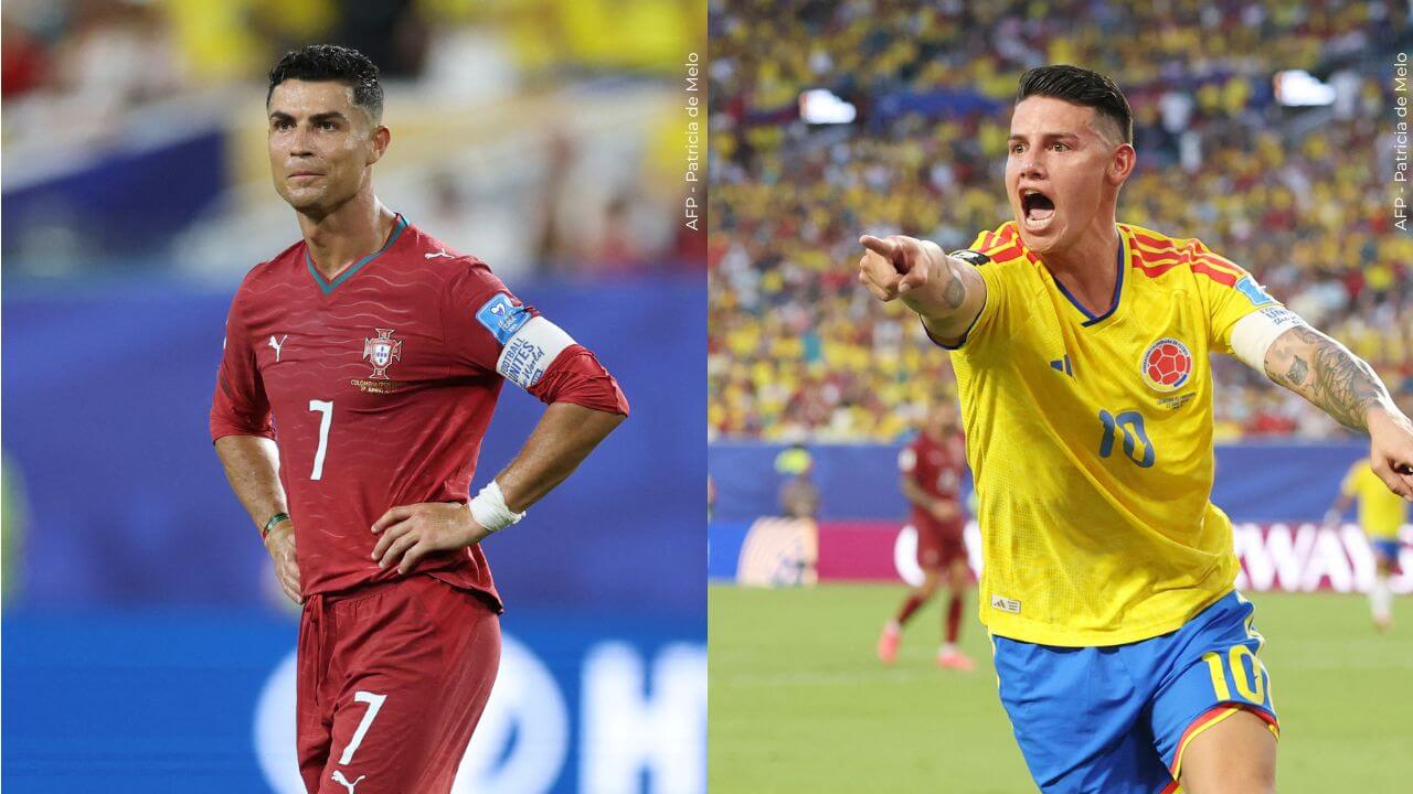James Rodríguez y Cristiano Ronaldo son amigos desde su paso por Real Madrid. 