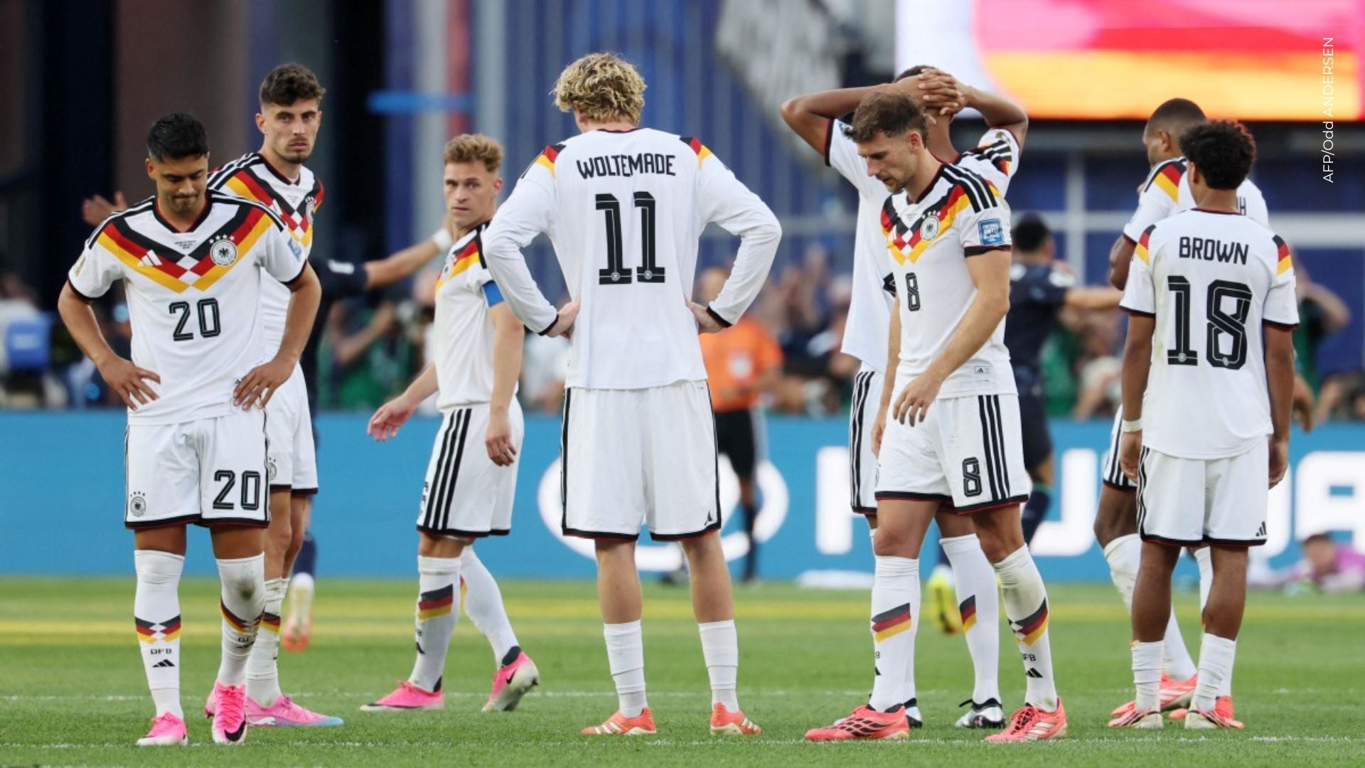 Partido de Paraguay contra Alemania en el Mundial