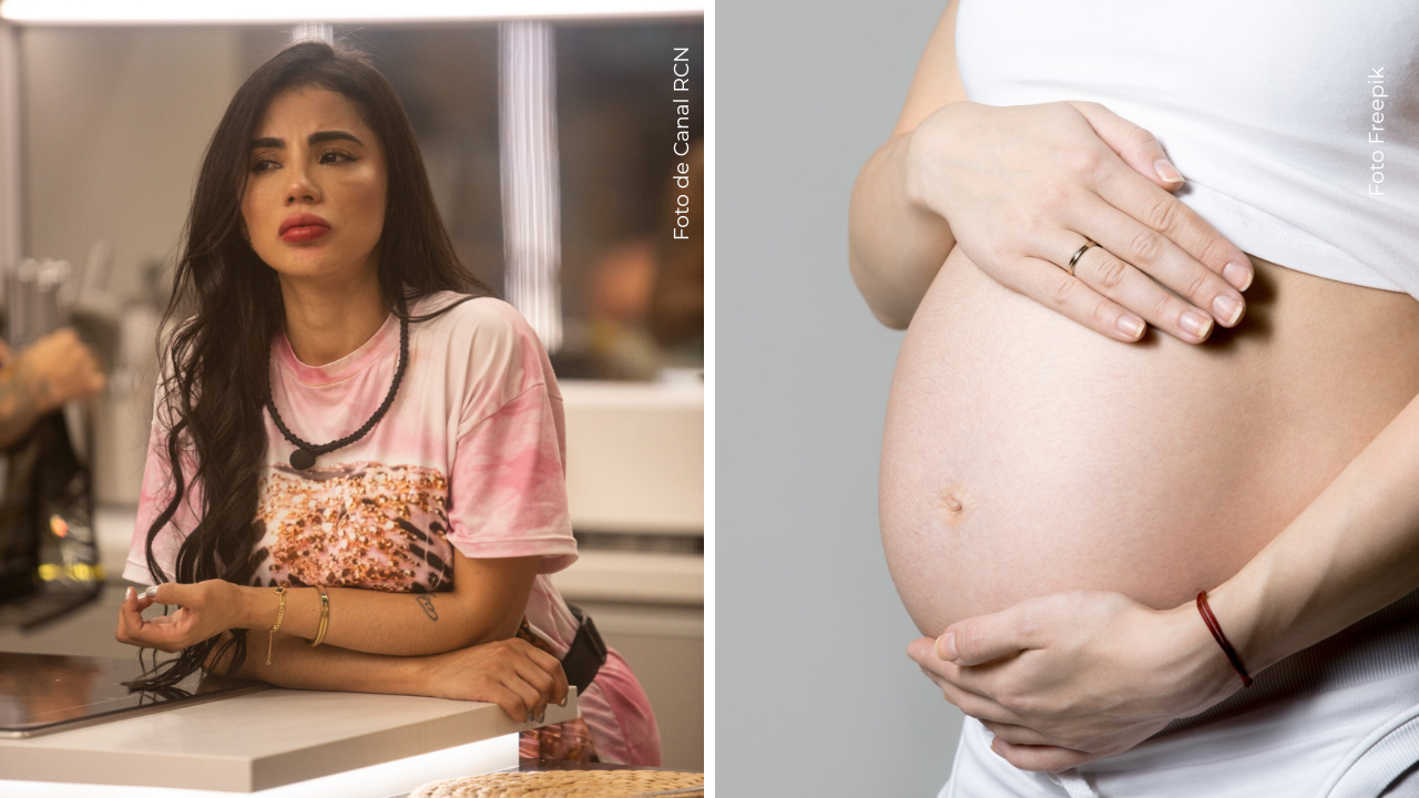 Karina García en La casa de los famosos Colombia - Mujer embarazada.