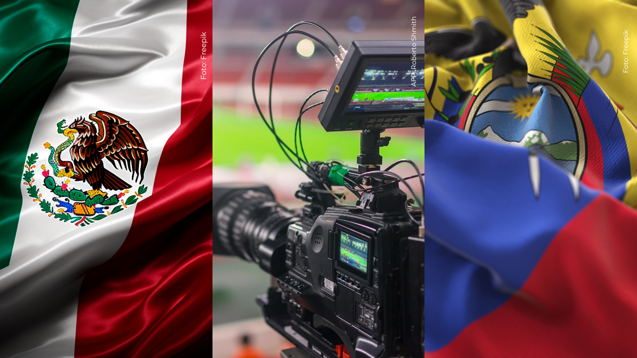 Reconocido periodista sufrió fuerte impacto en directo tras partido de México y Ecuador: ¡Video!